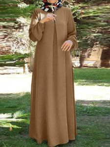 Ubranie etniczne muzułmańska kobieta Abaya ze zintegrowaną zasłoną Kuwejtu Jalabiyat Ramadan 2023 Marokańska kaftan caftan Marocain Midi