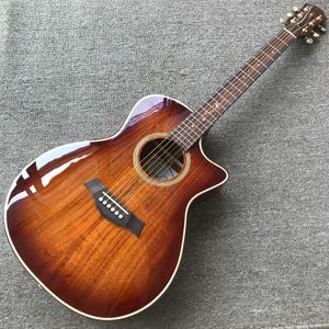 Negozio personalizzato, chitarra acustica, tastiera in palissandro, spedizione gratuita