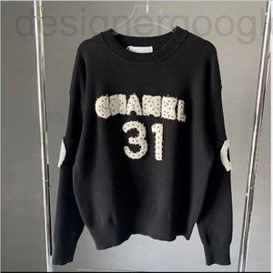 Women's Sweaters designer Advanced version France trendy Clothing C letter Graphic 31 Embroidery Fashion Round neck channel hoodie Luxury brands Sweater