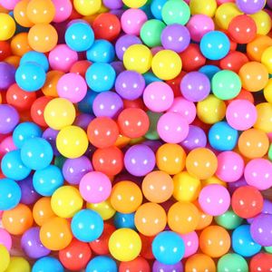 Ballong 50st Colorful Ocean Ball Eco-vänlig mjuk plastvågboll för barn Vattenboll Pool Tält Staket Crawling Games Baby Toy 78cm 230620
