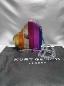 Kurt Geiger Bolsas Kurt Geiger Londres New Eagle Head Saco Cabeça Saco em forma de coração Saco de estéreo Contraste