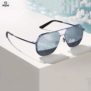 Sunglasses Mijia Temperament trend cool pilot driver HD polarized sunglasses nylon glasses polygonal anti-ultraviolet UV400 sunglasses 230620