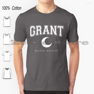 Men's T Shirts Moon Knight Grant T-Shirt Cotton Men Women Personalized Pattern Khonshu Bat Hero Spector Marc
