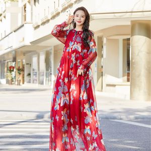 Plus Size Kleider für Frauen 2023 Sommer V-Ausschnitt Kurzarm Blumendruck Freizeitkleid mit Gürtel hohe Taille Midi-Kleider