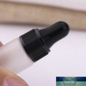 50pcs/lot 1ml 2ml 3ml 5ml Clear Glass Dropper bottle Mini Frosted Glass essential Oil bottle with hose vials Classic