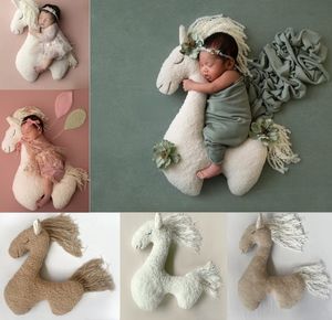 Keepsakes Born Pografie-Requisiten-Matte, Posing-Kissen, Kissen, Decke, Kulissen, Po-Studio, Pografie-Matte, niedliches Pferd, Plüschpuppe 230620