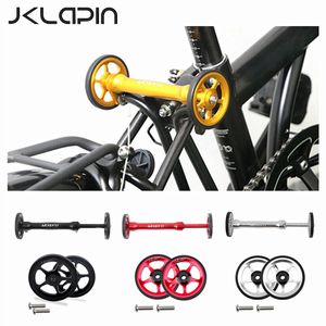 자전거 휠 jklapin litepro 폴딩 쉬운 휠 확장로드 텔레스코픽 바 자전거 합금 쉬운 휠 후면화물 랙을위한 230621