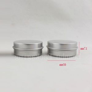 15G aluminiowe puste pojemniki kosmetyczne 15 ml małe okrągły balsam do ust cyny Perfume Perfumes Opakowanie kosmetyczne słoik butelka afqew