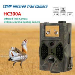 Jaktkameror Trail Camera HC300A 16MP Night Vision 1080p Video Wireless Wildlife Cams for Hunter Pos Trap Surveillance 230620