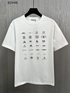 BLCG Lencia 2023 sommar ny 250g 100% bomullstyg t-shirt män hög kvalitet tryck färg dropphylsa lösa tshirts överdimensionerade toppar 22412