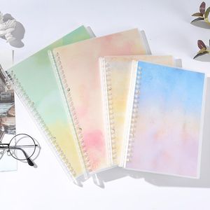 Yisuremia Kawaii A5/B5 Folhas Soltas Diário Caderno Fichário Diário Agenda Livro Coreano Bloco de Notas Escola de Cristal Papelaria Fornecedores