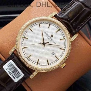 Vacherosn superclone luksusowy designer słynny dziedzictwo Es w pełni automatyczne mechaniczne trendy mody Hot Men's Watch Prezenty biznesowe Mężczyźni i kobiety