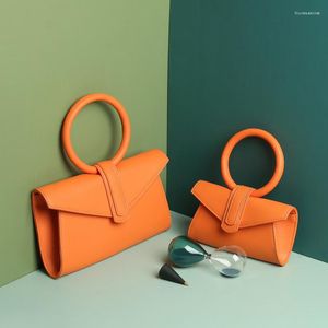 Aufbewahrungstaschen Super 2023 Frühling und Sommer Ring Candy Color Handtasche Eine Schulter Schrägspanne Kleine Fanny Pack