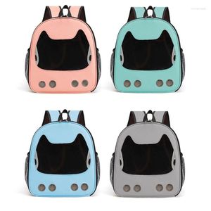 Dog Car Seat Covers Portable Clear Window Backpack Foldable Cat Pet Dogs Universal Travel Out Bag Package Breathable