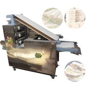 Máquina de fazer panqueca de bolinho de massa chinesa elétrica totalmente automática Tortilla Chapati Roti