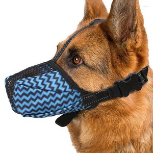 Dog Car Seat Covers Soft Mesh Muzzle For Dogs Pet No Bark Breathable Mouth Guard Prevents Biting Barking Chewing Anti