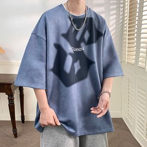 Mens TShirts Privathinker Large Size Suede Shortsleeved Tshirt Gothic Fashion Brand Tops Hip Hop Summer Luxury Male Tee Shirts 230620