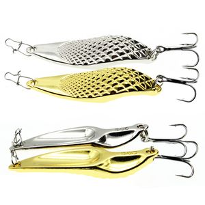 Baits Lures 1pcs Metal 10g15g20g Fishing Wobbler Spinner Bait Spoon Artificial Bass Hard Sequin Paillette Steel Hook 230620