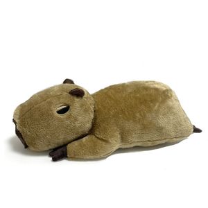 ぬいぐるみ人形RealliLfe 40cm Capybara Plush Toy Cute Brown Capybara Plush Doll fluffy Animals Boys Birthday Giftiou