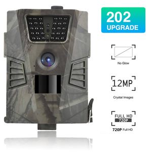 Jacht Camera Trail Camera 12MP 1080P Wildlife Scouting Nachtzicht Trap Game Digitale Surveillance Waterdicht IP65 230620