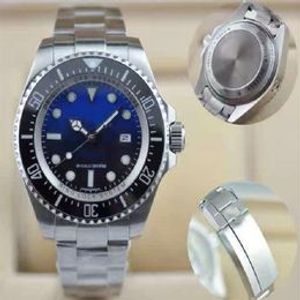 Luxury SEA-DWELLER D-blue Watches Ceramic Bezel Sapphire Men 44mm designer Mens Watch fashion Automatic Movement Mechanical Glide 193k