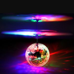LED Flying Toys Mini Dron RC Fly Ball Luminous Kids Flight Balls Mini Helicopter Electronic Infrared Induction Aircraft Drone Toys LED Light Toy 230621