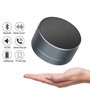 Mini högtalare utomhus subwoofer mini högtalare bärbar musikljudlåda trådlös Bluetooth -högtalare för mobiltelefonstödkort