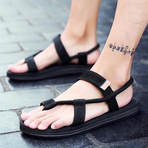 Sandalet için erkekler erkek yaz Roman Plaj Ayakkabı Flip Flops Flats Terlik Üzerinde Kaymalar Slaytlar Pers