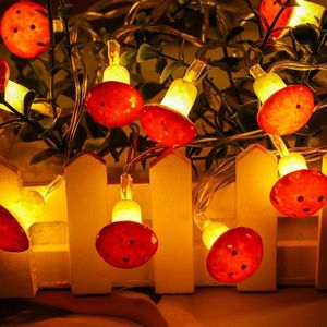 Decorazione per feste a forma di fungo String Light USB/a batteria per l'anno regalo di Natale Ghirlanda Pot Fairy Decor