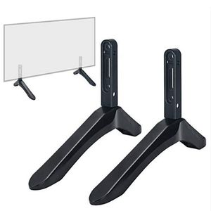 Storage Holders Racks 2PcsSet Universal Table Top TV Stand Base Legs For Most 3265 LCD LED Plasma Flat Screen Leg 230621