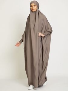 Etnik Giyim Müslüman Kadınlar Jilbab Dua Elbisesi Kapşonlu Abaya Kuvol İslami Giyim Dubai Suudi Siyah Çöp Türük 230620