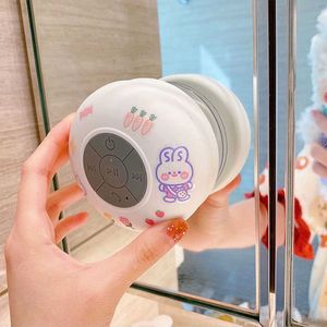 ミニスピーカーBluetoothスピーカー防水性ポータブルミニかわいいオーディオ屋外の小さなサウンドボックス組み込みマイクワイヤレスコールバスルーム