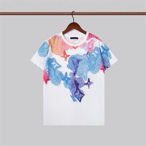 ファッションデザイナーメンズTシャツ高品質の最新女性レタープリント半袖ラウンドネックコットンティーM-3XL Z2