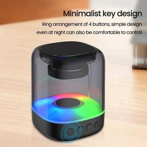 Mini Hoparlörler Taşınabilir Bluetooth 5.0 Hoparlörler Hafif Ses Mini Masaüstü Kablosuz Hoparlör Hoparlör Ev Partisi Açık Bisiklet