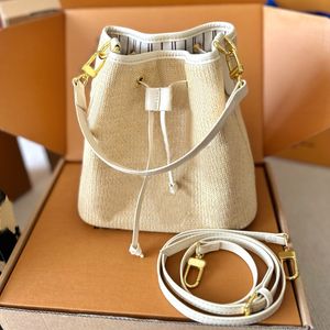 Beach bag Straw Bags Bucket bag vacation 2023 Luxury Designer Brand Fashion Shoulder Handbags Quality Women totes Bag Purse Cross body Artwork wallets