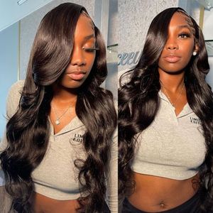 Body Wave Spets Front Wig 13x4 Spets Frontal Human Hair Wigs For Women 30 Inch Wet and Wavy Loose Deep Wave 5x5 spetsstängning peruk