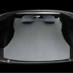 Seat Cushions For Tesla Model 3 Model Y 2017-2023 Inflatable Air Mattress Outdoor Camping Inflatable Special Suede Fabric Car Travel BedHKD230621