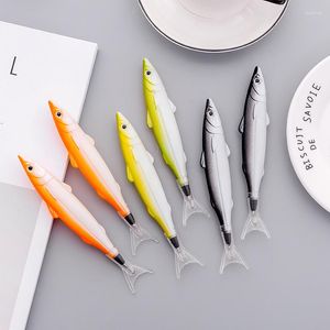 PCS/LOT CREATIV FISK BALLPOINT PEN Söt Signatur Boll Pens Stationery Gift Office School Writing Supply