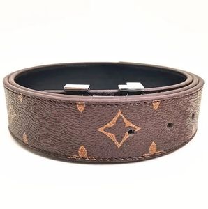 Cinture con fibbia alla moda per donna Cintura in vera pelle Larghezza 3,8 cm Cinture da uomo da donna da uomo di design