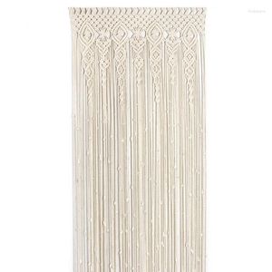 Curtain Handwoven Wall Hanging Big Tapestry Cotton Yarn Knitted Door Wedding Party Boho Home Decoration Background