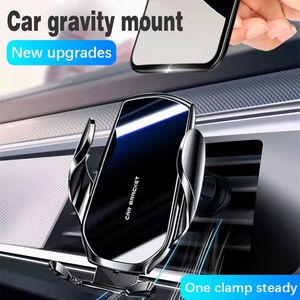 New Mirror Car Supporto per telefono cellulare Navigazione Sensore di gravità Presa d'aria Clip Supporto universale per telefono cellulare Forniture automobilistiche