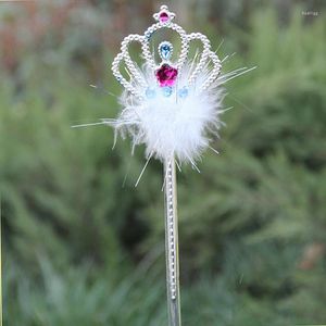 Party Favor Fairy Princess Magic Wand Sticks Butterfly Crown Heart Start Stick Cosplay Props Kid Girl Christmas