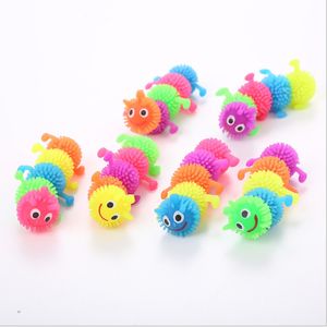 Pet Cat Toys Soft Rubber Caterpillar Shape Trick Toys Animal Kitten Spela Toys Cat Pet Accessories