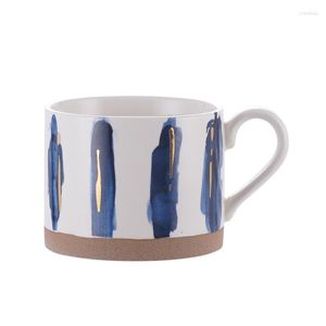 Mugs Breakfast Cup Ceramic Mug For Coffee Tables Office Nordic Xmas Ceramics Christmas Gift Cups Couples Travel Cute Tea Bar