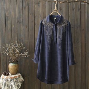 Kvinnors blusar kimono cardigan kvinnor broderade skjorta japanska kläder streetwear kinesiska damer topp sommar toppar för 2023 ff1322 l