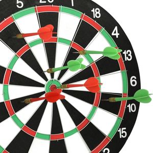 Darts Double-sided Sided Hanging Dart Board Set Entertainment Leisure Professional Dart Set Toy with Flying Needle Dart Board 230621