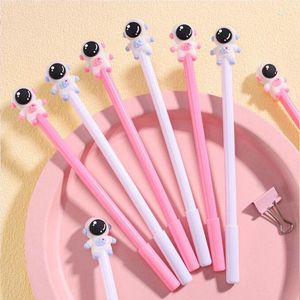 Pcs/lot Creative Astronaut Gel Pen Cute 0.5mm Black Ink Neutral Pens Promotional Gift Office School Supplies