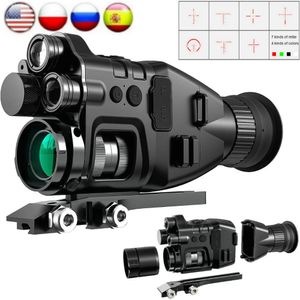 Kamery myśliwskie Henbaker Night Vision Moncular Cy789 24x30 Riflescope Wi -Fi 1080p HD 850NM 940NM Kamera podczerwieni NV Recorder 230620