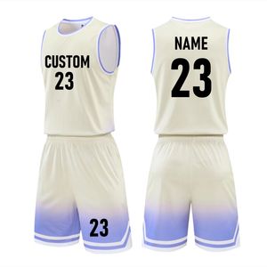 Clothing Sets Kids Adult Jersey Child Men Clothes Boy Girl Basketball Suit Training Shirt Shorts Sports Kit Team Uniform 230620