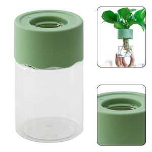 Planters POTS Hydroponic Plant Pot Vases Vintage Flower Green Tabletop Plants Home Bonsai Decor Stylish Container